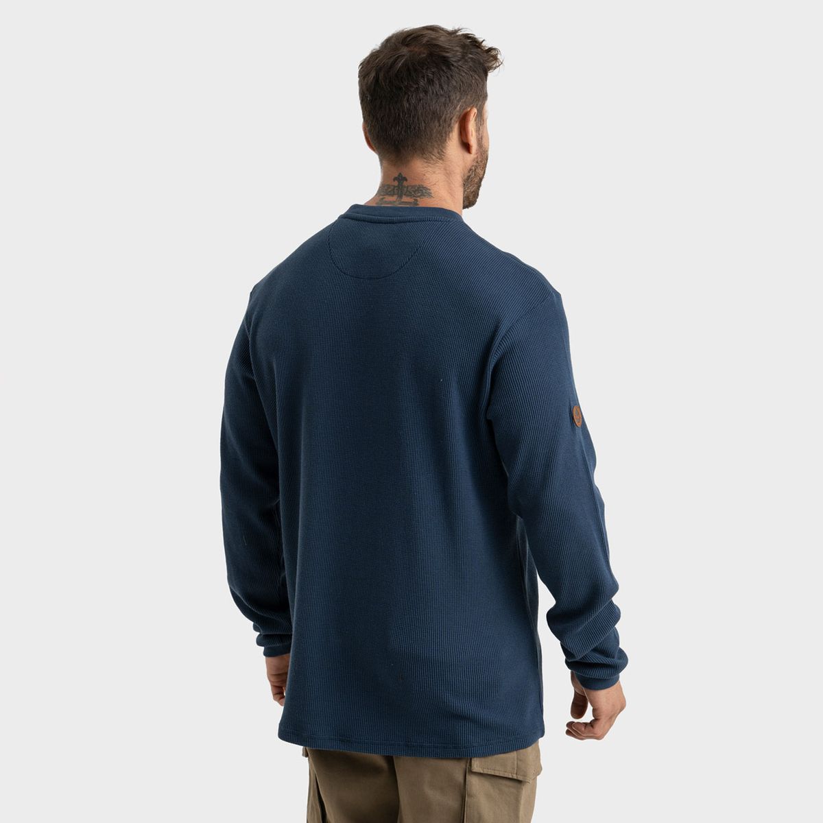 GNOMO - Polera Manga Larga Algodón Hombre Gnomo