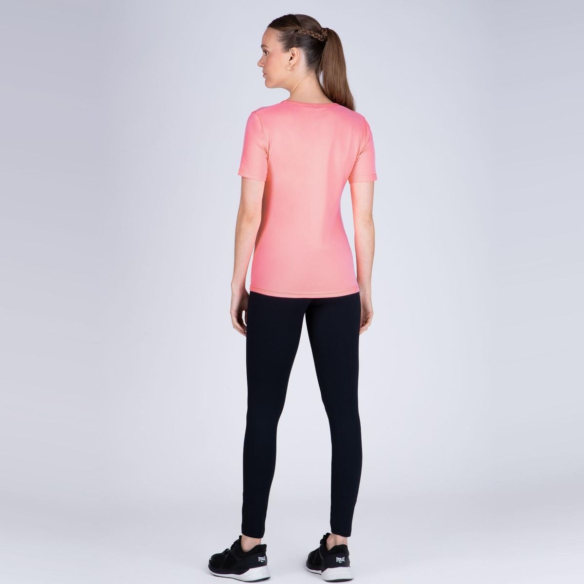 EVERLAST - Polera Manga Corta Deportiva Basic Mujer Everlast
