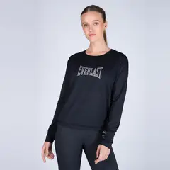 EVERLAST - Poleras Deportivas Manga Larga Basic Mujer