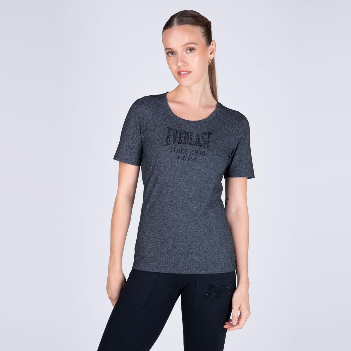 EVERLAST - Polera Manga Corta Deportiva Basic Two Mujer Everlast