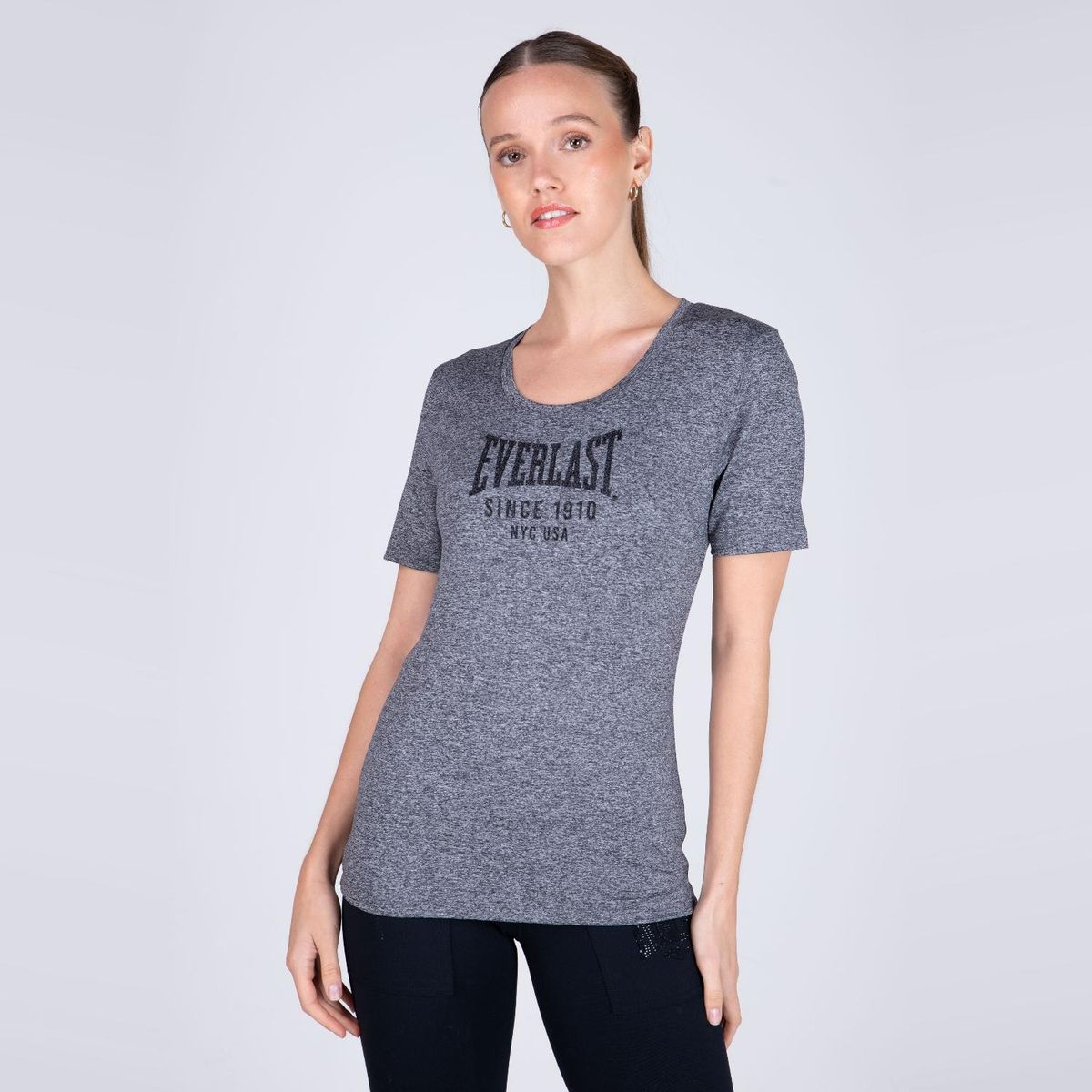 EVERLAST - Polera Manga Corta Deportiva Basic Two Mujer Everlast