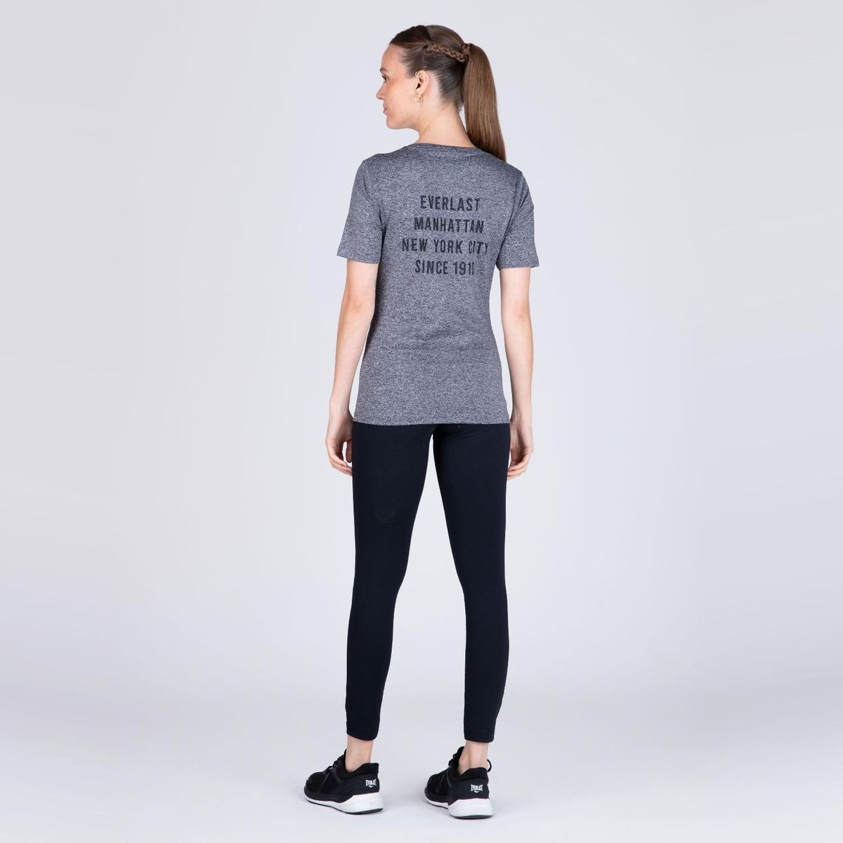 EVERLAST - Polera Manga Corta Deportiva Basic Two Mujer Everlast