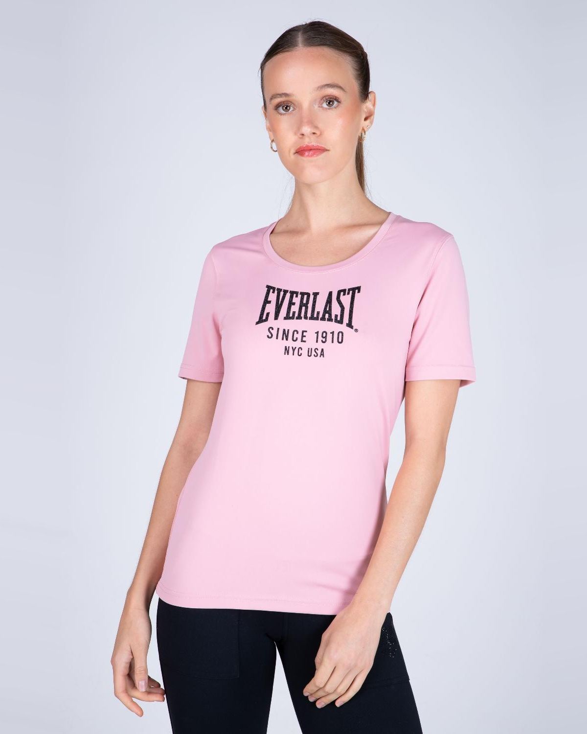EVERLAST Polera Manga Corta Deportiva Basic Two Mujer Everlast
