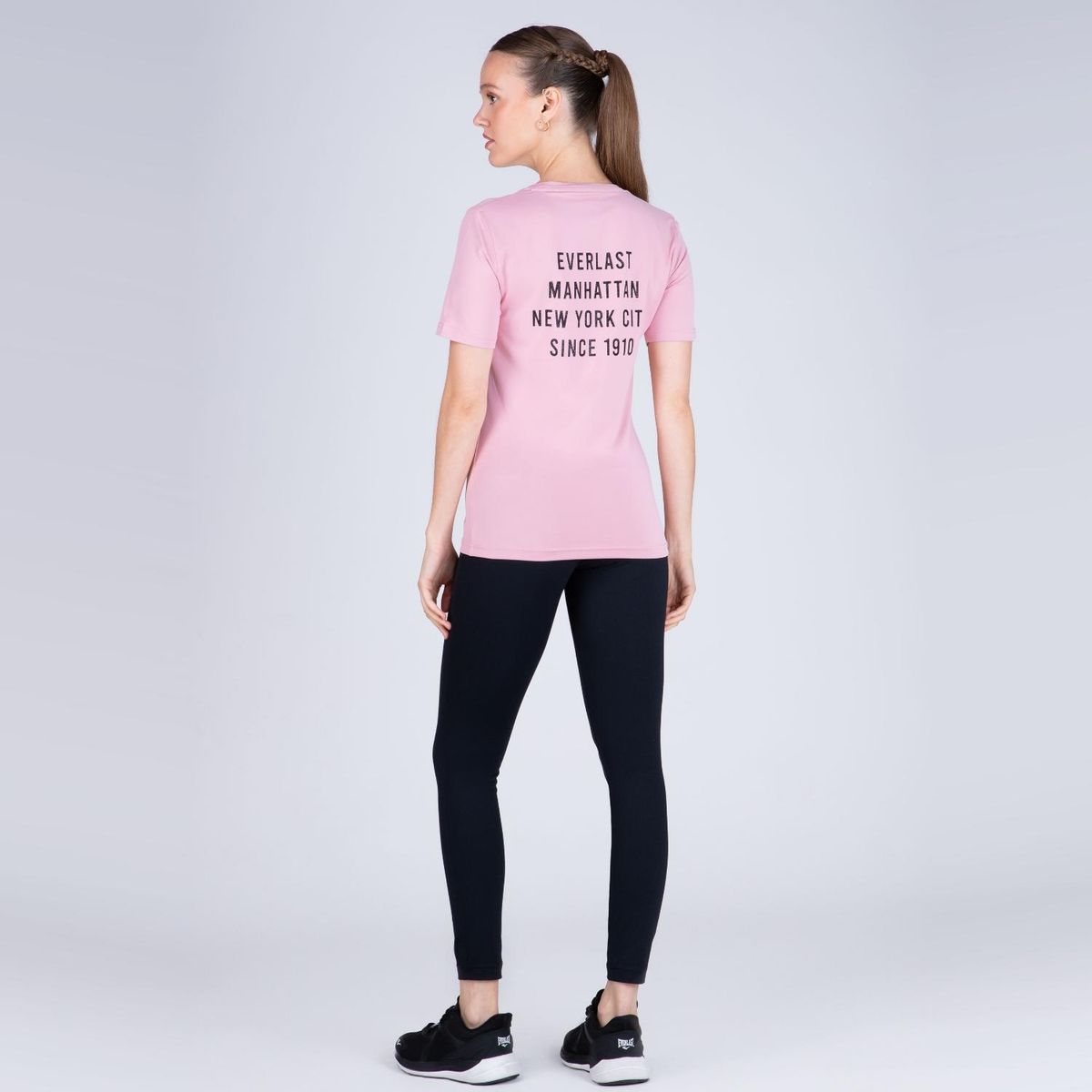 EVERLAST - Polera Manga Corta Deportiva Basic Two Mujer Everlast