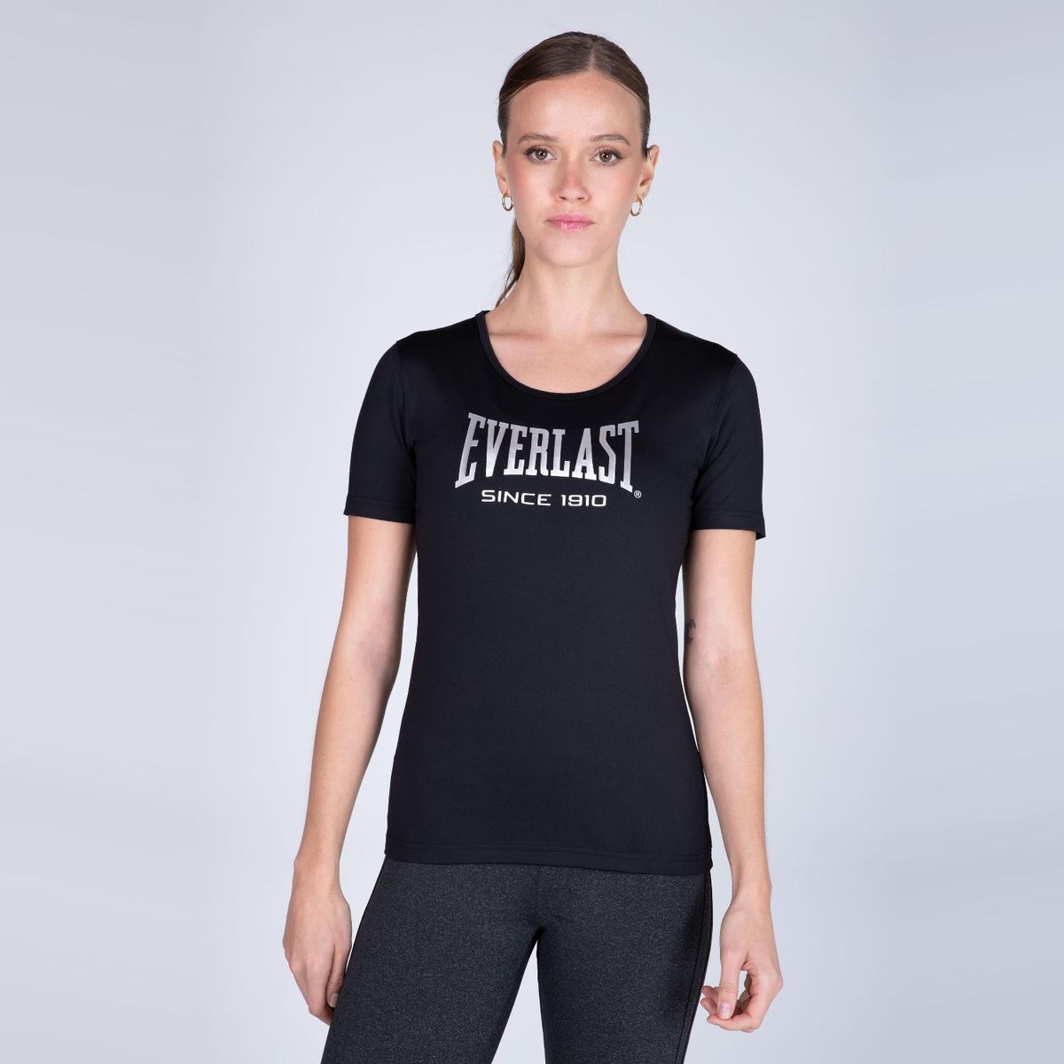 EVERLAST - Polera Manga Corta Deportiva Hiit Mujer Everlast