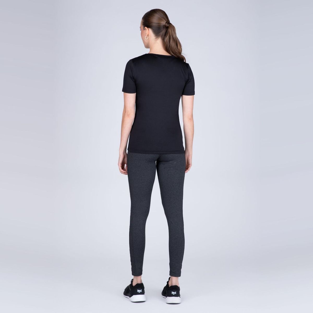 EVERLAST - Polera Manga Corta Deportiva Hiit Mujer Everlast