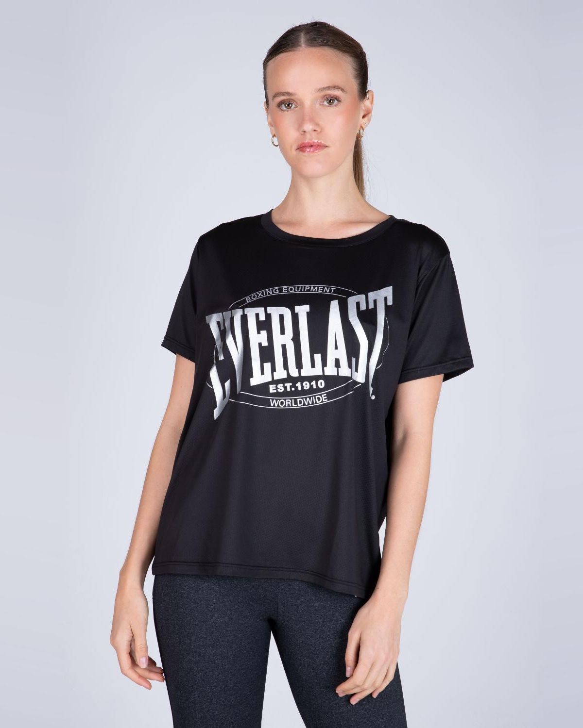 EVERLAST Polera Manga Corta Deportiva Ice Mujer Everlast