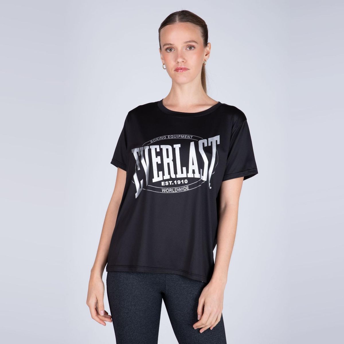EVERLAST - Polera Manga Corta Deportiva Ice Mujer Everlast