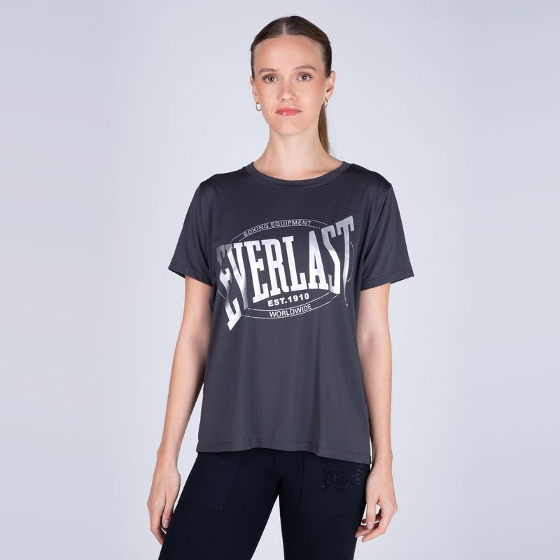 EVERLAST - Polera Manga Corta Deportiva Ice Mujer Everlast