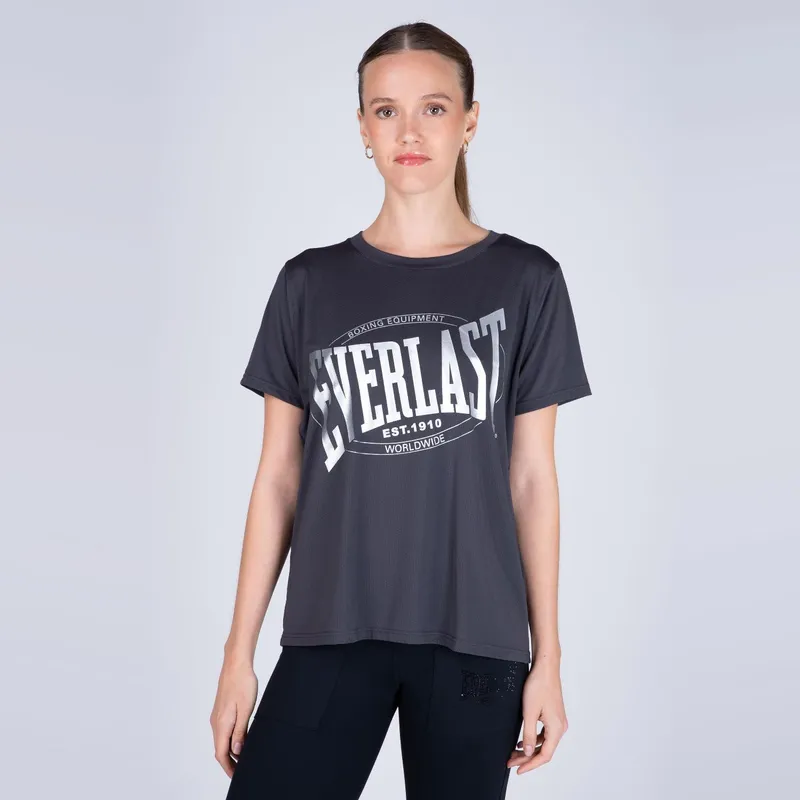 EVERLAST - Polera Manga Corta Deportiva Ice Mujer Everlast