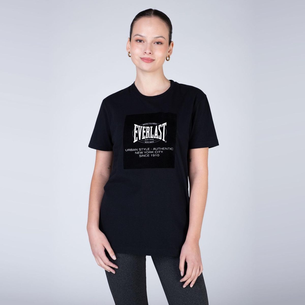 EVERLAST - Polera Manga Corta Deportiva Passport Mujer Everlast