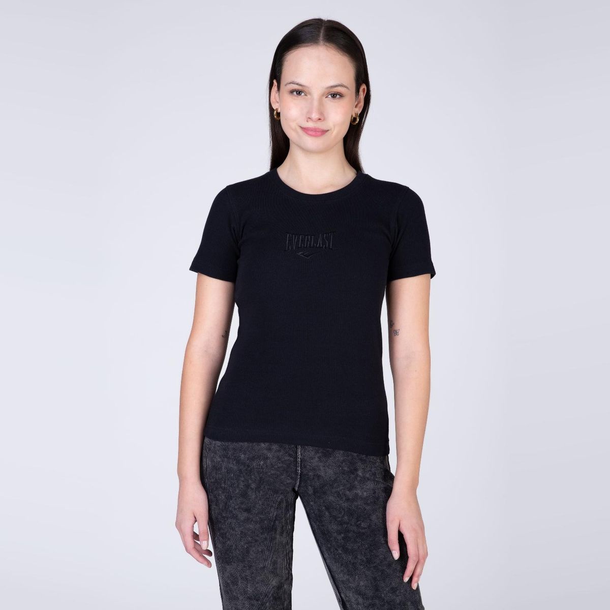 EVERLAST - Polera Manga Corta Deportiva Artic Mujer Everlast