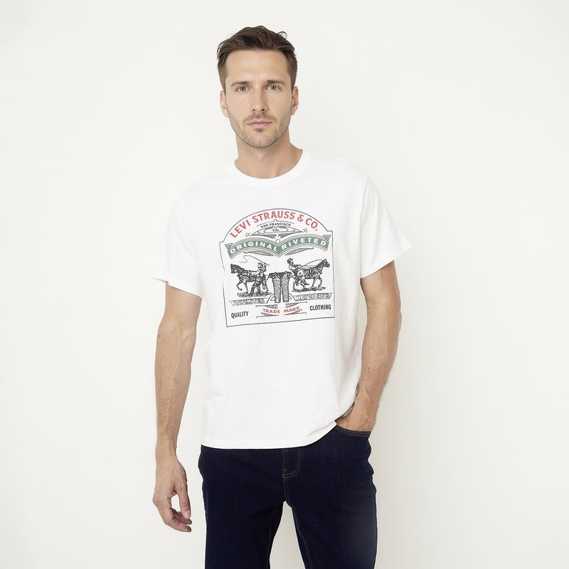 LEVIS - Polera Manga Corta Algodón Hombre Levis