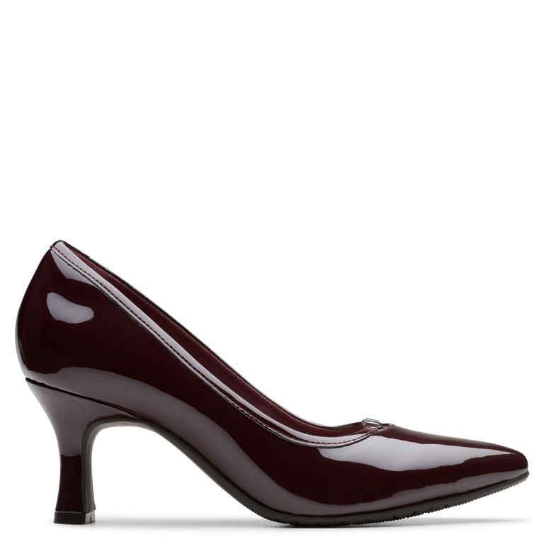CLARKS Zapato Formal Mujer Burdeo