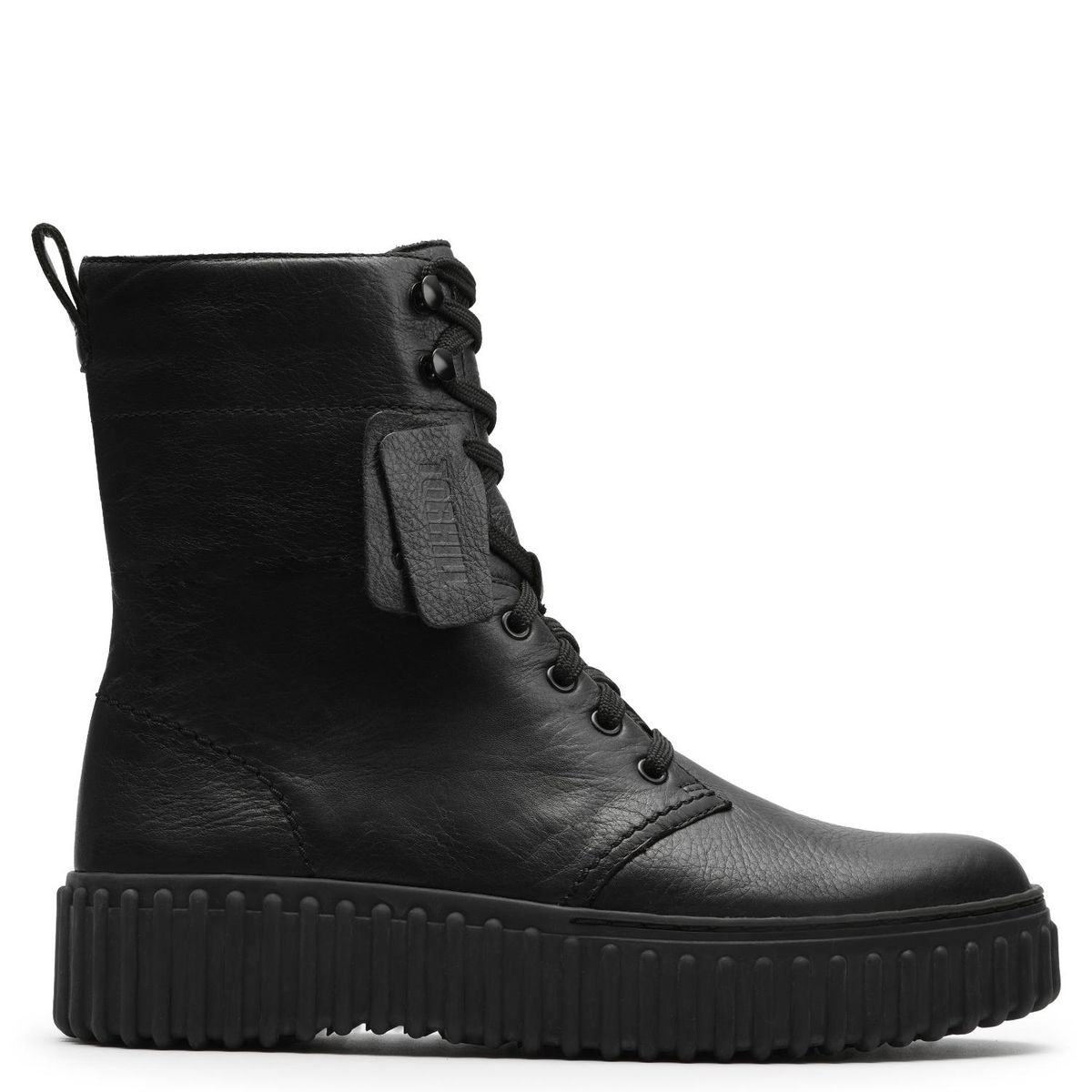 CLARKS - Botín Mujer Cuero Negro Clarks