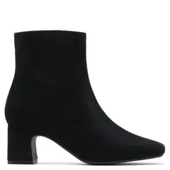 CLARKS - Bota Mujer Cuero Negro