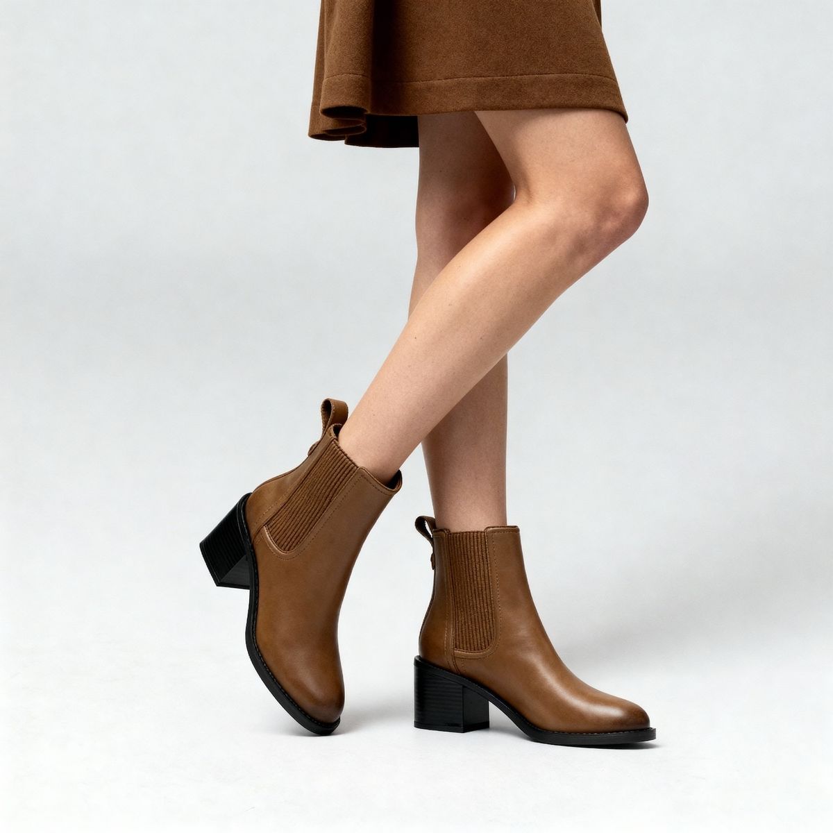 CLARKS - Bota Mujer Cuero Café Clarks