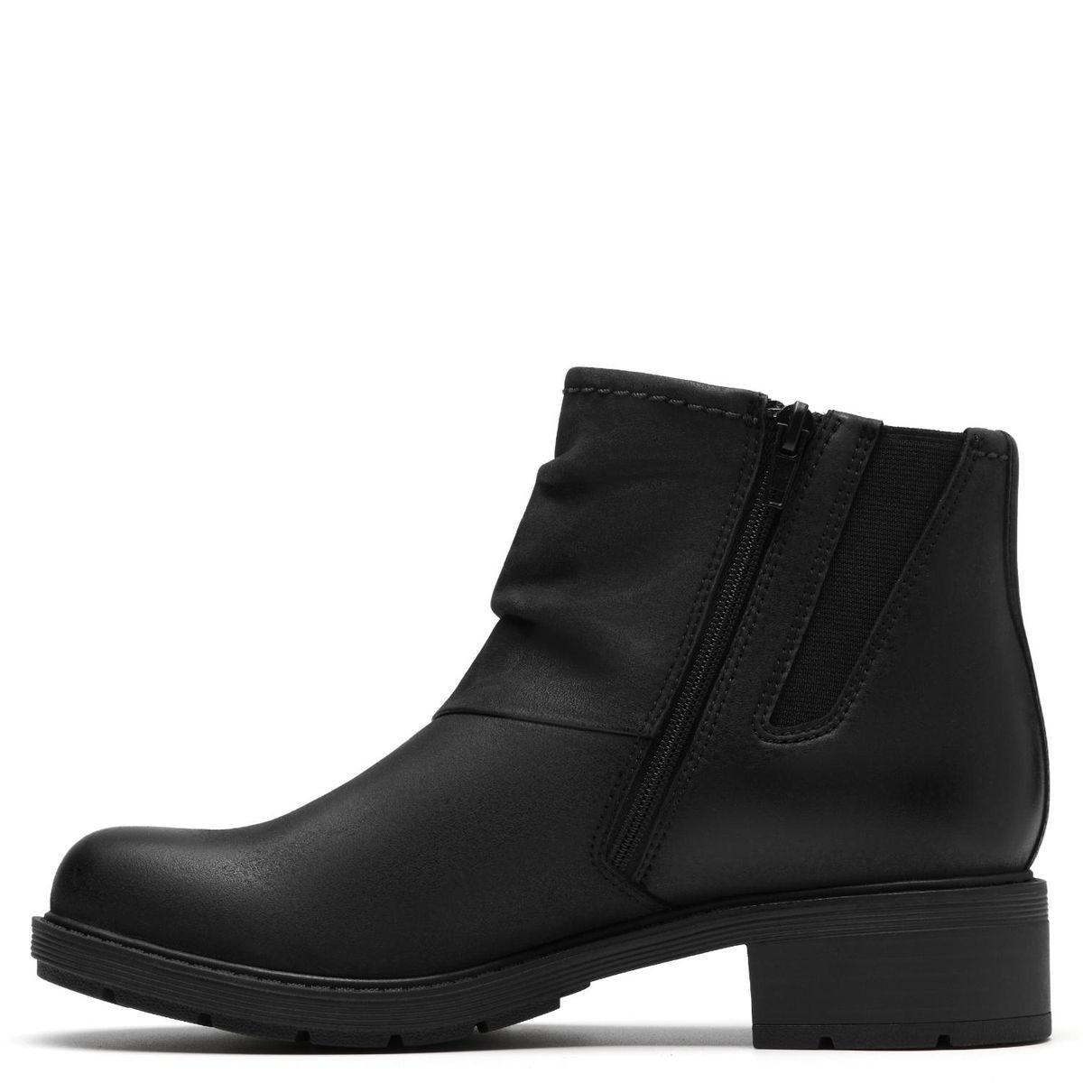 CLARKS - Botín Mujer Cuero Negro Clarks