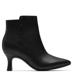 CLARKS - Bota Mujer Cuero Negro