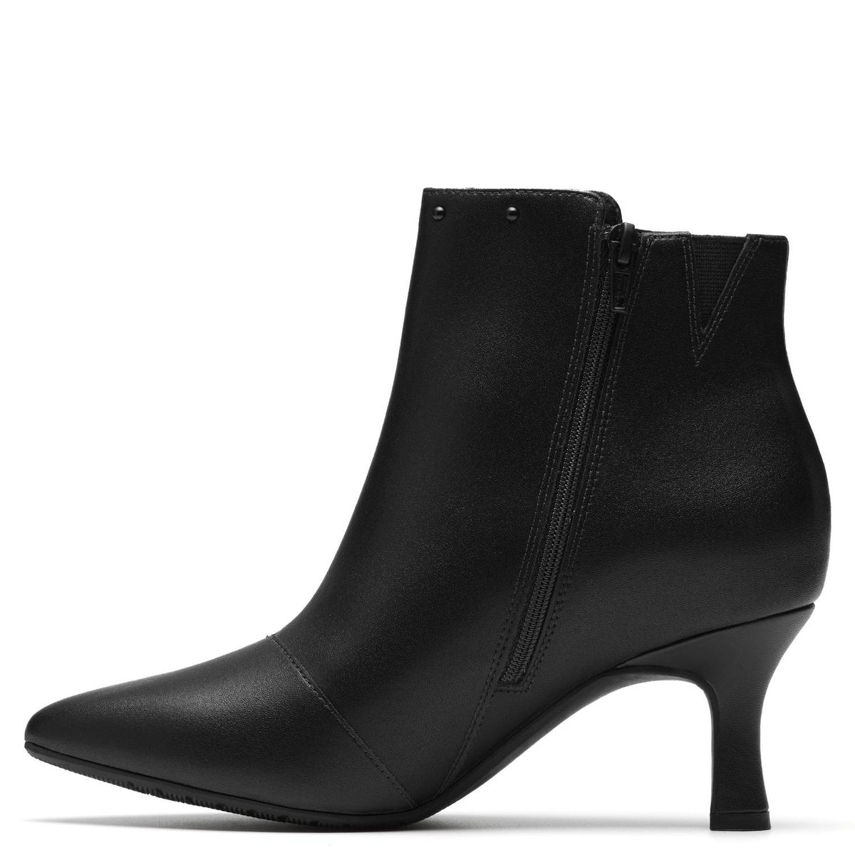 CLARKS - Bota Mujer Cuero Negro Clarks