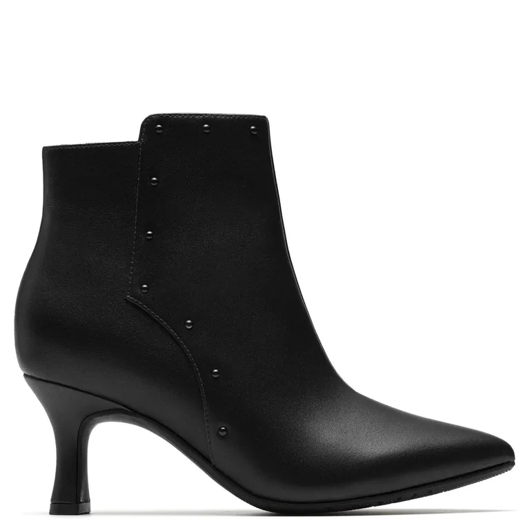 CLARKS Bota Mujer Cuero Negro