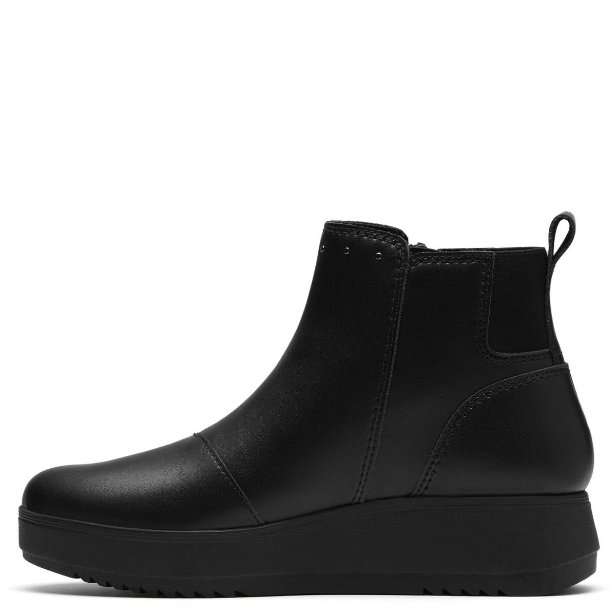 CLARKS - Botín Mujer Cuero Negro Clarks