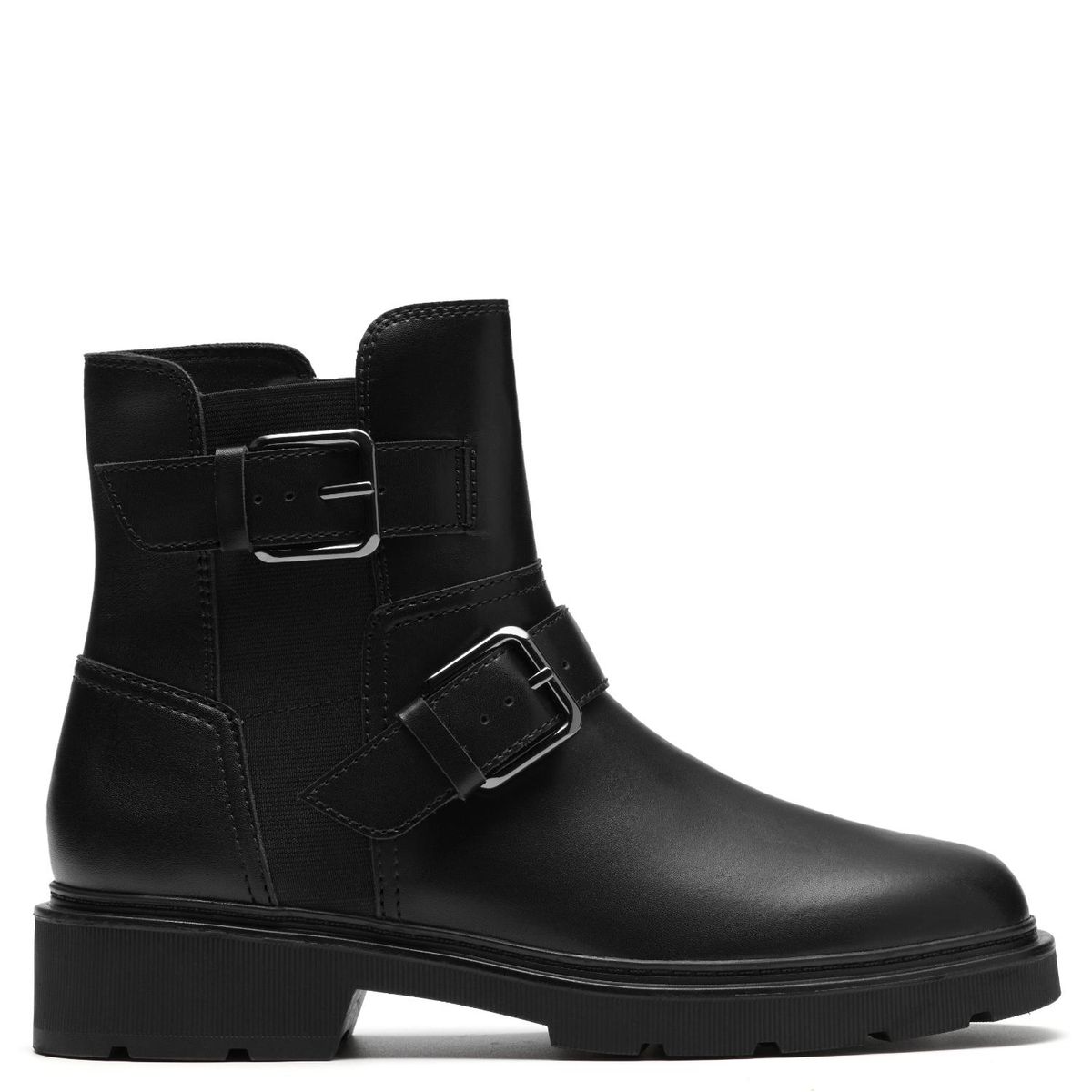 CLARKS - Botín Mujer Cuero Negro Clarks