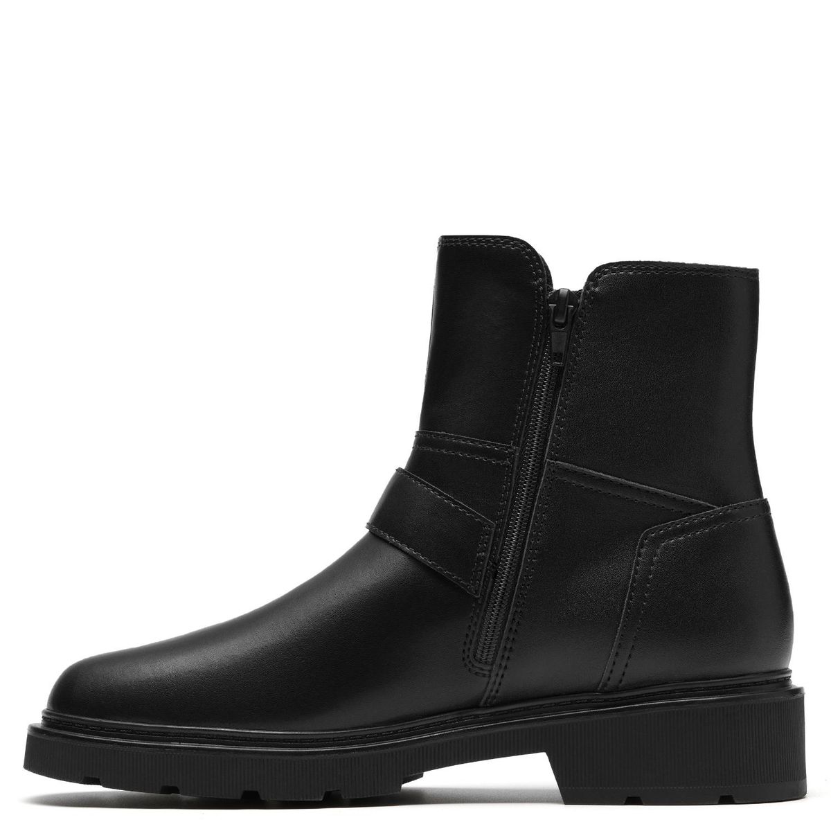 CLARKS - Botín Mujer Cuero Negro Clarks