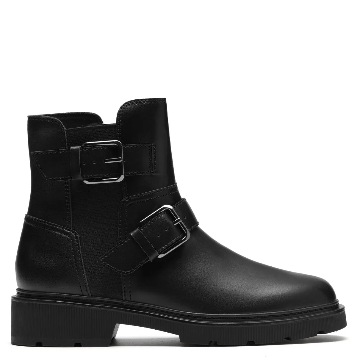 CLARKS - Botín Mujer Cuero Negro Clarks