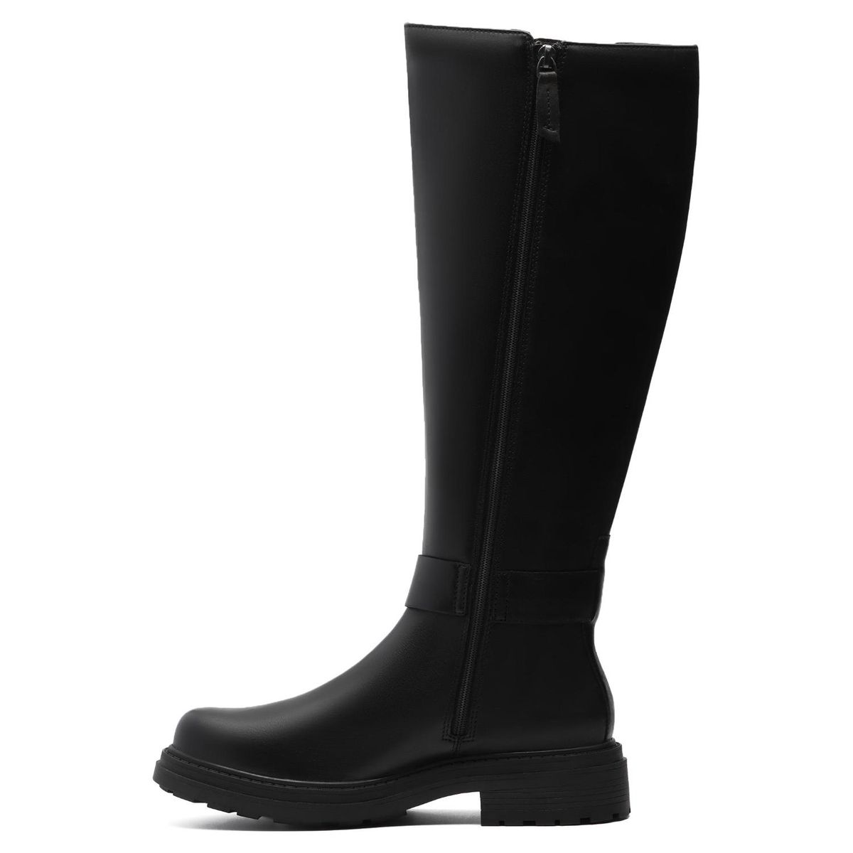 CLARKS - Bota Mujer Cuero Negro Clarks