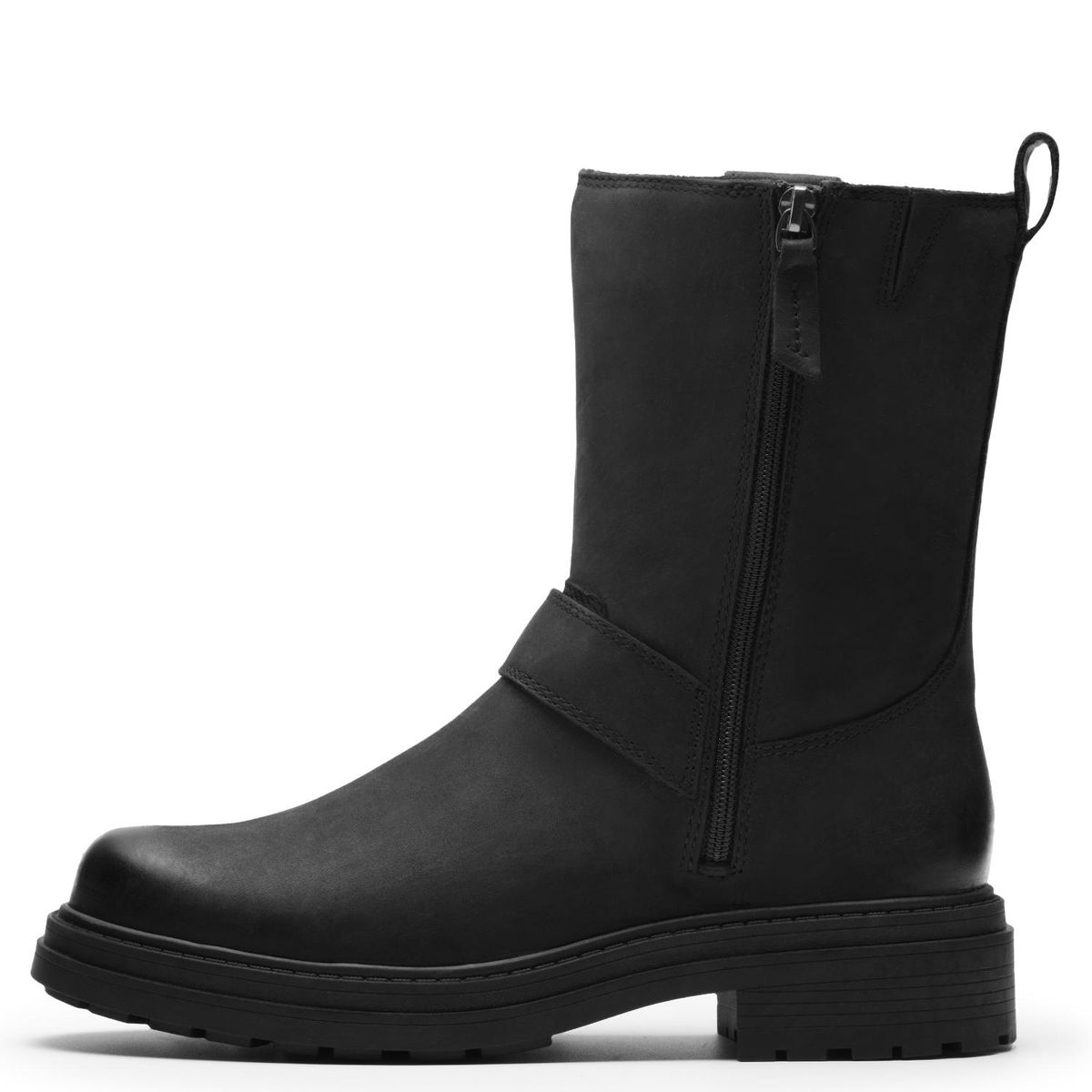 CLARKS - Botín Mujer Cuero Negro Clarks