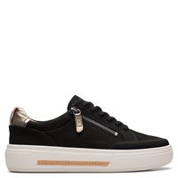 Zapatilla Urbana Mujer Cuero Negro