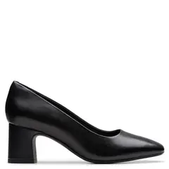CLARKS - Zapato Formal Mujer Cuero Negro