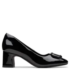 CLARKS - Zapato Formal Mujer Cuero Negro