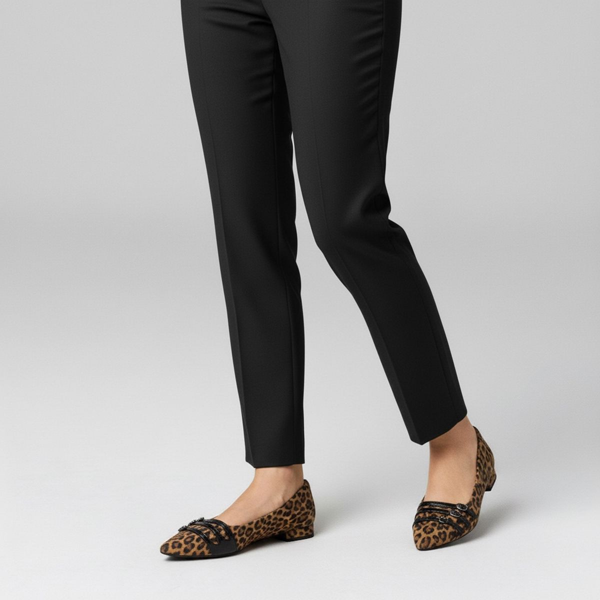 CLARKS - Zapato Formal Mujer Cuero Animal Print Clarks