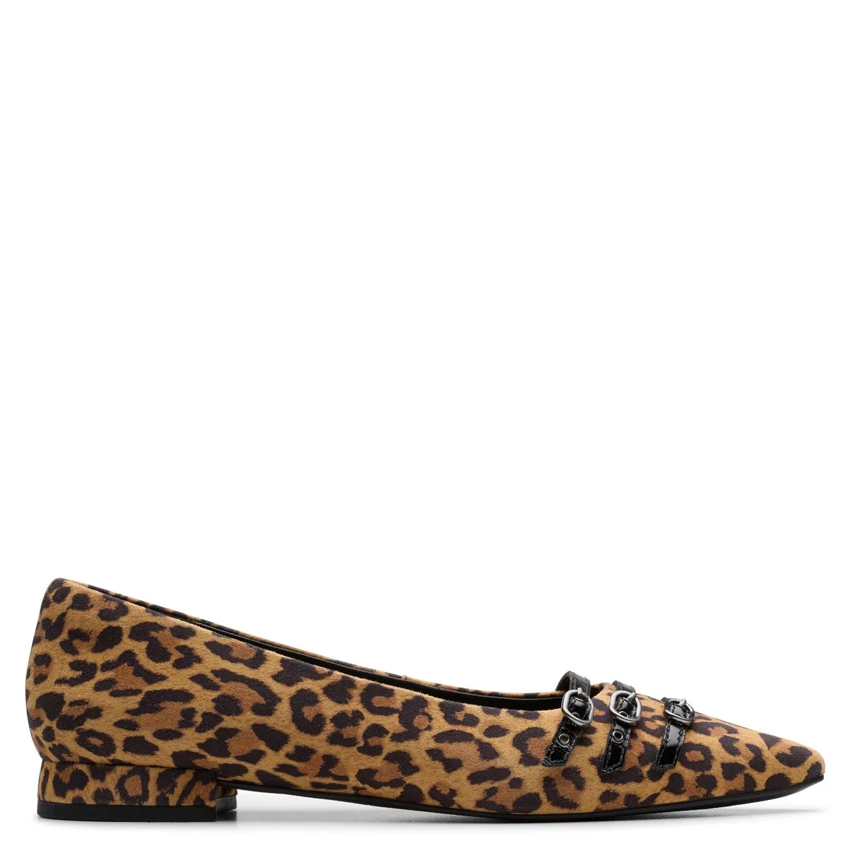 CLARKS - Zapato Formal Mujer Cuero Animal Print Clarks