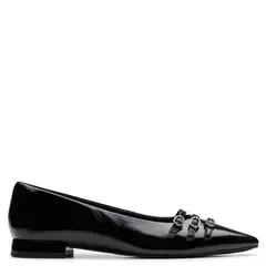 CLARKS - Zapato Formal Mujer Cuero Negro