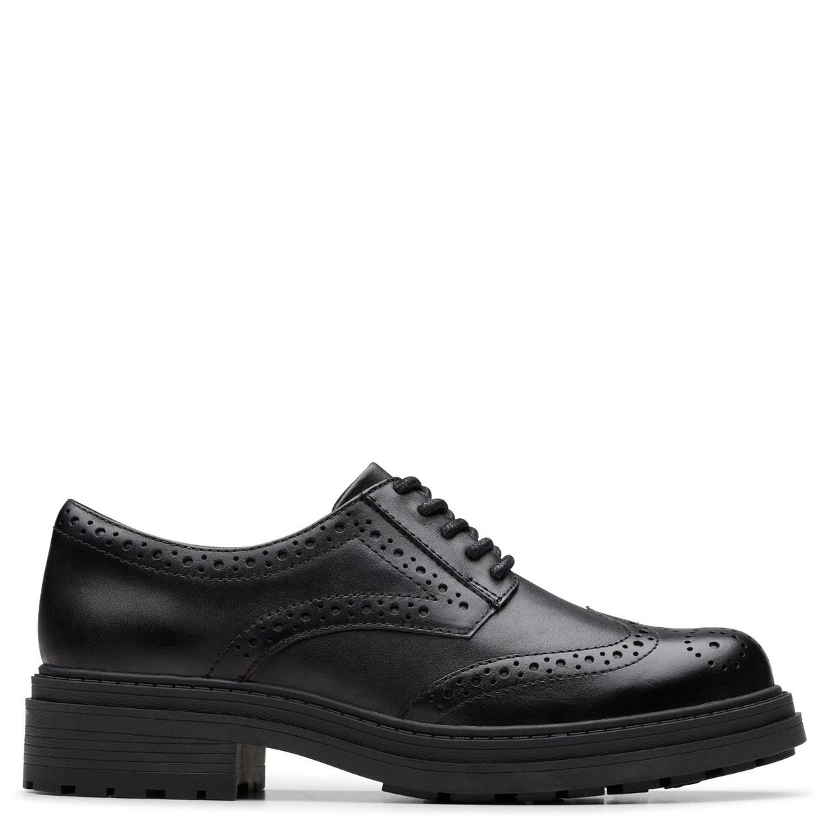 CLARKS - Zapato Casual Mujer Cuero Negro Clarks