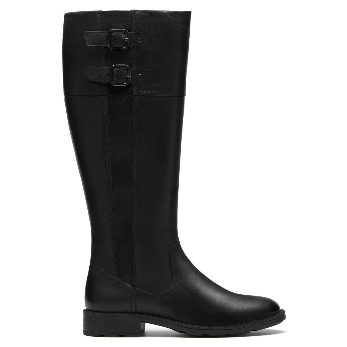 CLARKS - Bota Mujer Cuero Negro Clarks