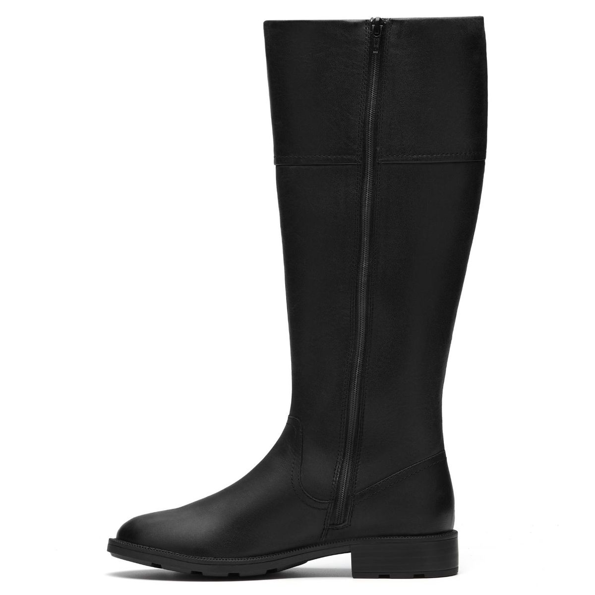 CLARKS - Bota Mujer Cuero Negro Clarks