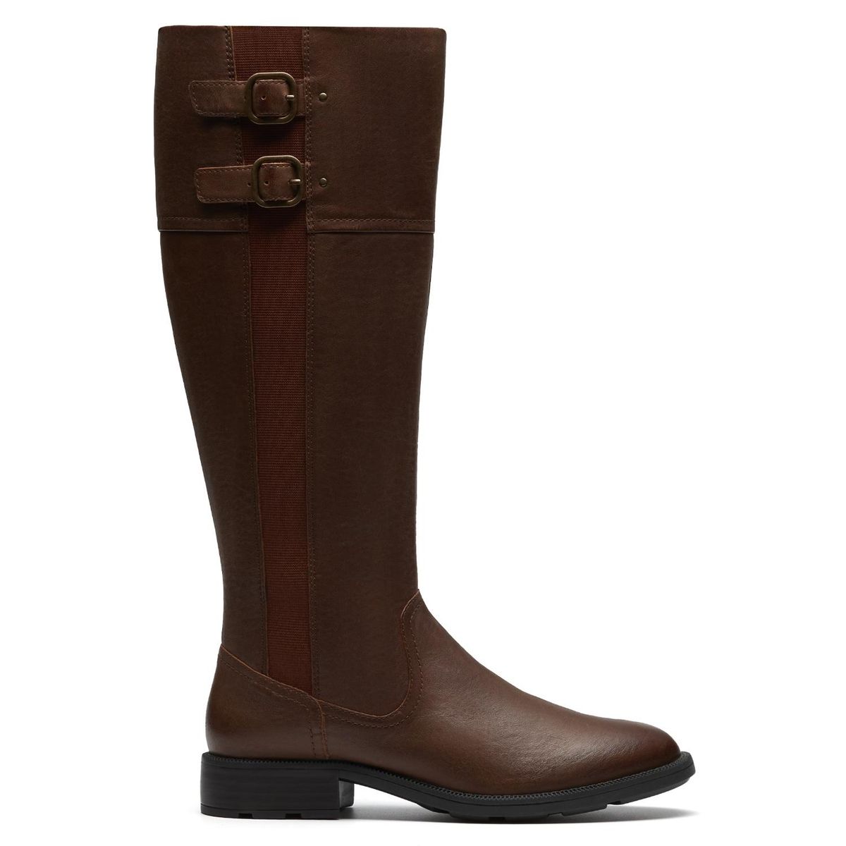 CLARKS - Bota Mujer Cuero Café Clarks