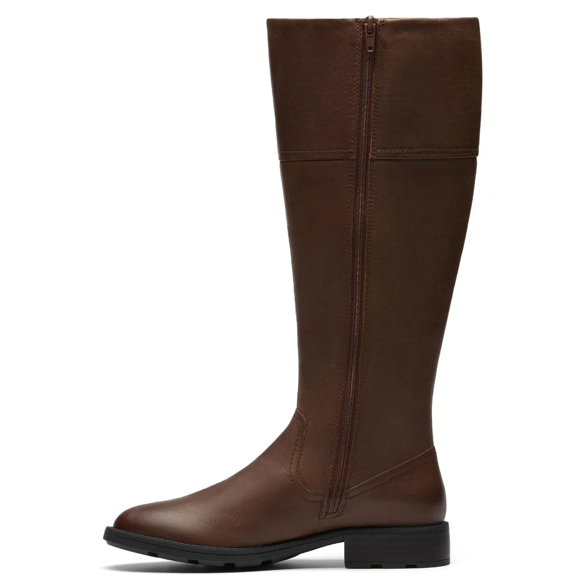 CLARKS - Bota Mujer Cuero Café Clarks
