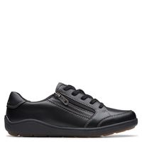 Zapatilla Urbana Mujer Cuero Negro
