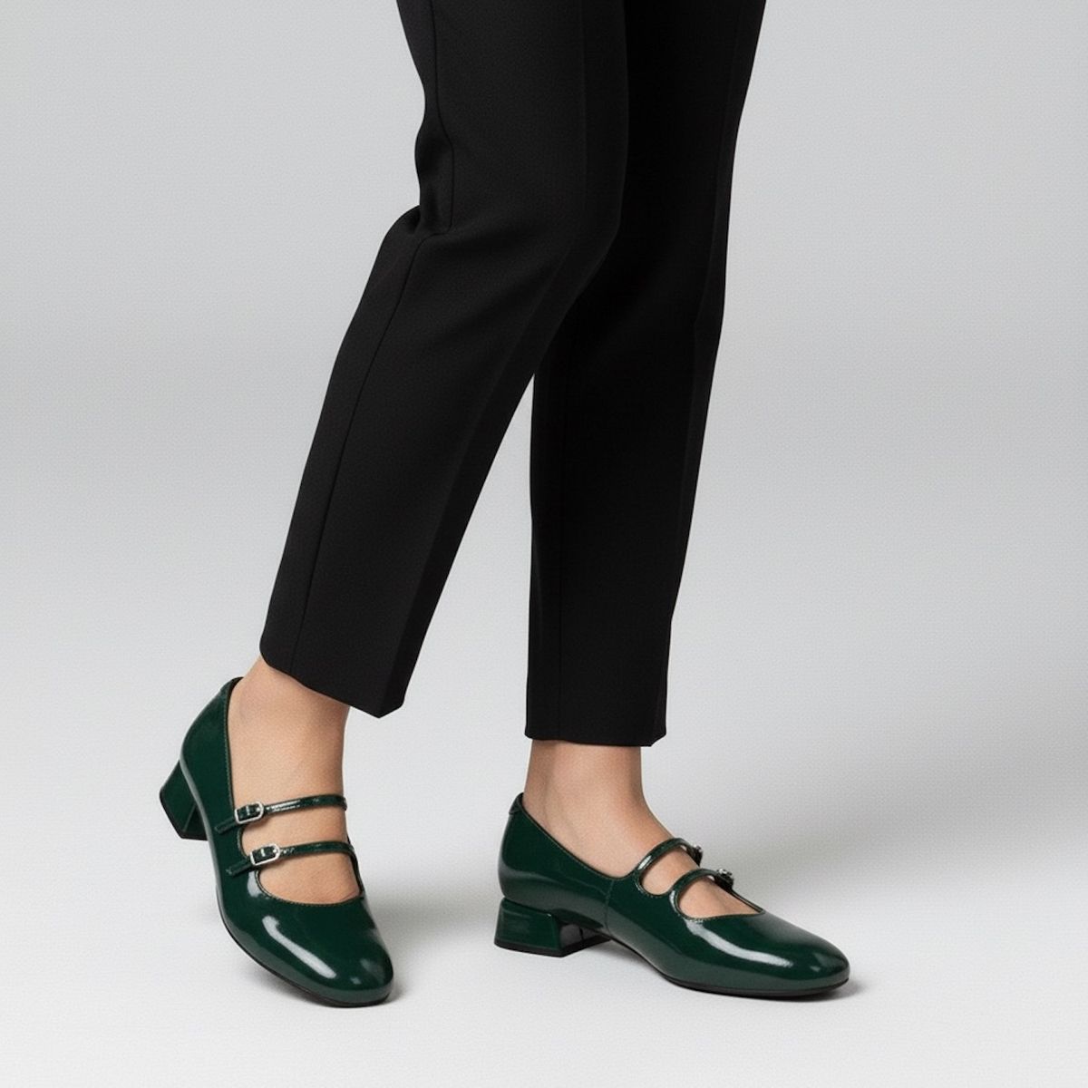 CLARKS - Zapato Formal Mujer Cuero Verde Clarks