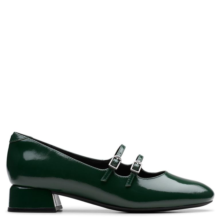 CLARKS Zapato Formal Mujer Cuero Verde