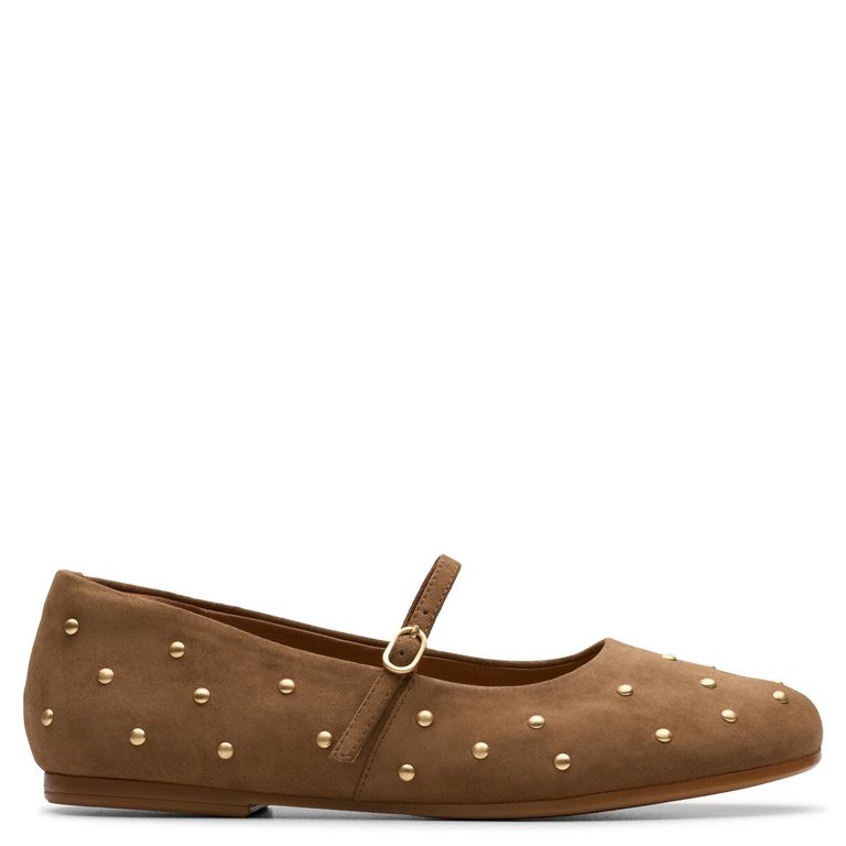 CLARKS Zapato Casual Mujer Cuero Café