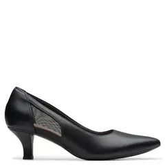 CLARKS - Zapato Formal Mujer Cuero Negro