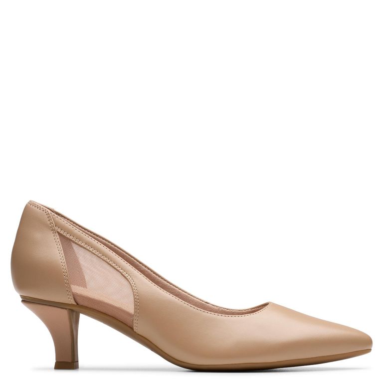Zapato Formal Mujer Cuero Beige