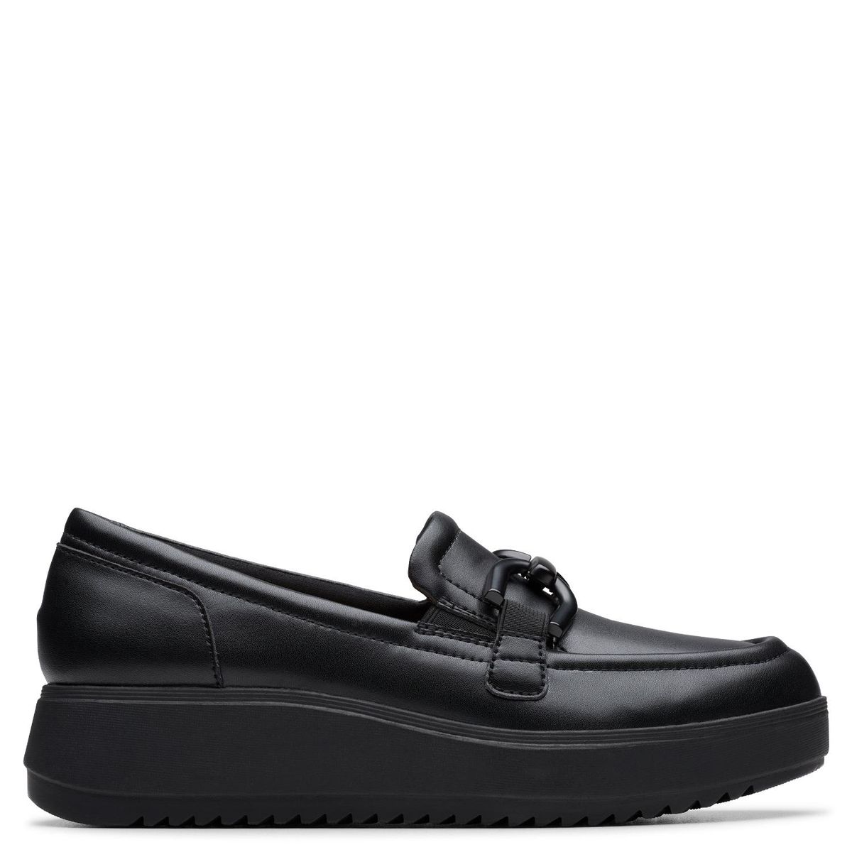 CLARKS - Zapato Casual Mujer Cuero Negro Clarks