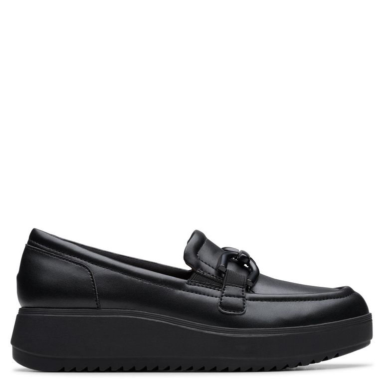 CLARKS Zapato Casual Mujer Cuero Negro